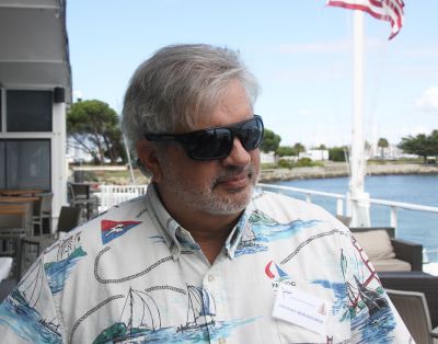 Rocking a Pac Cup Reyn Spooner shirt
